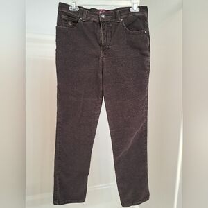 Women's Brown Corduroy Gloria Vanderbilt Jeans
